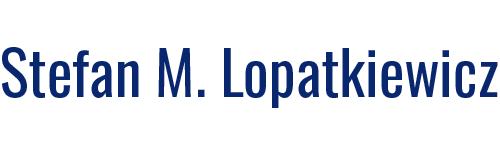 Stefan M Lopatkiewicz logo Stefan M. Lopatkiewicz